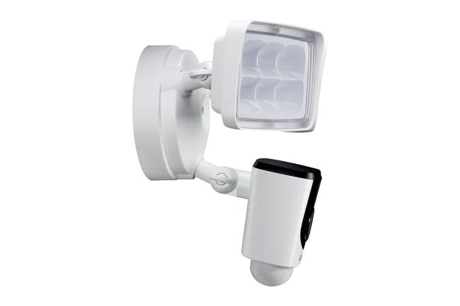 Smart Flood Light Security Camera installed