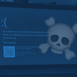 Skull Windows Blue Screen of death