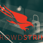 CrowdStrike Logo cybersecurity background