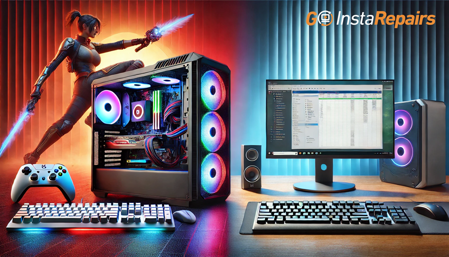 the difference between a gaming computer and a standard computer