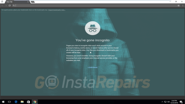 Google Chrome Incognito