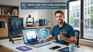 Computer components low opacity blue background