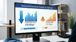 Internet-Speed upload and download key differences