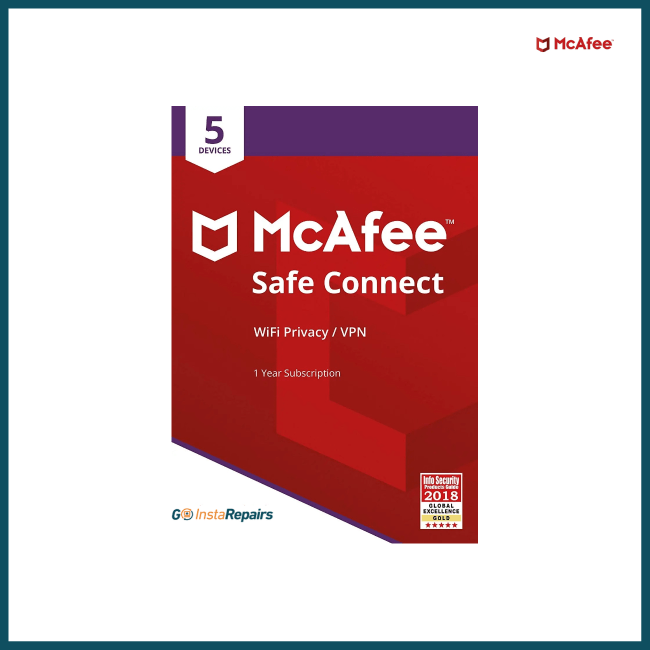 McAfee Safe Connect box