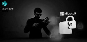 Hacker sitting in a dark background