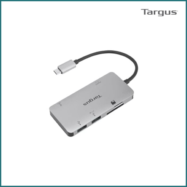 TARGUS USB-C MULTI-PORT SINGLE VIDEO ADAPTER AND CARD READER DOCKING STATION