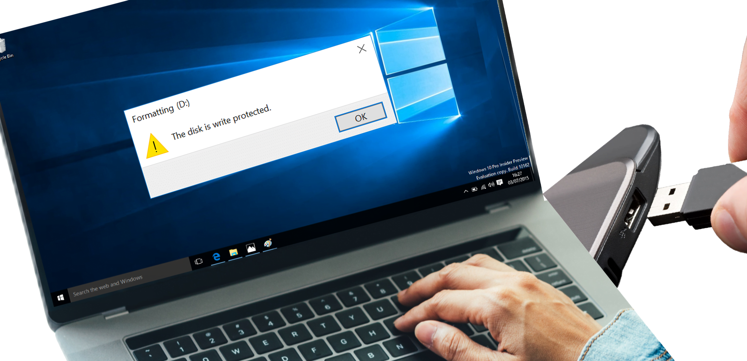 USB Write Protected
