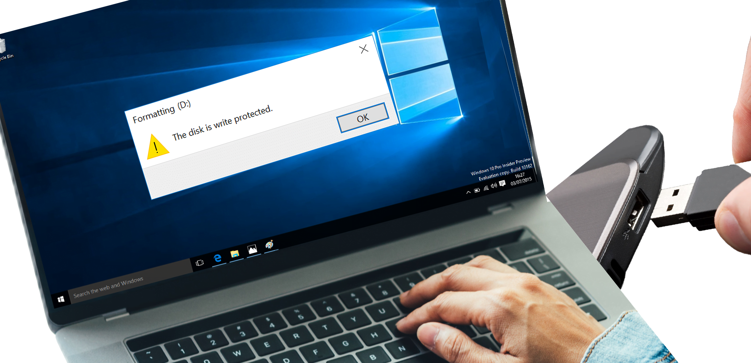How to disable or fix ‘Write-Protected’ security from a USB or SD memory card in Windows