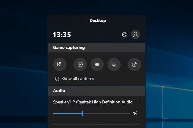Somewhere on the screen, probably in the corner, there is a small recording widget that tells you how long you have been recording.